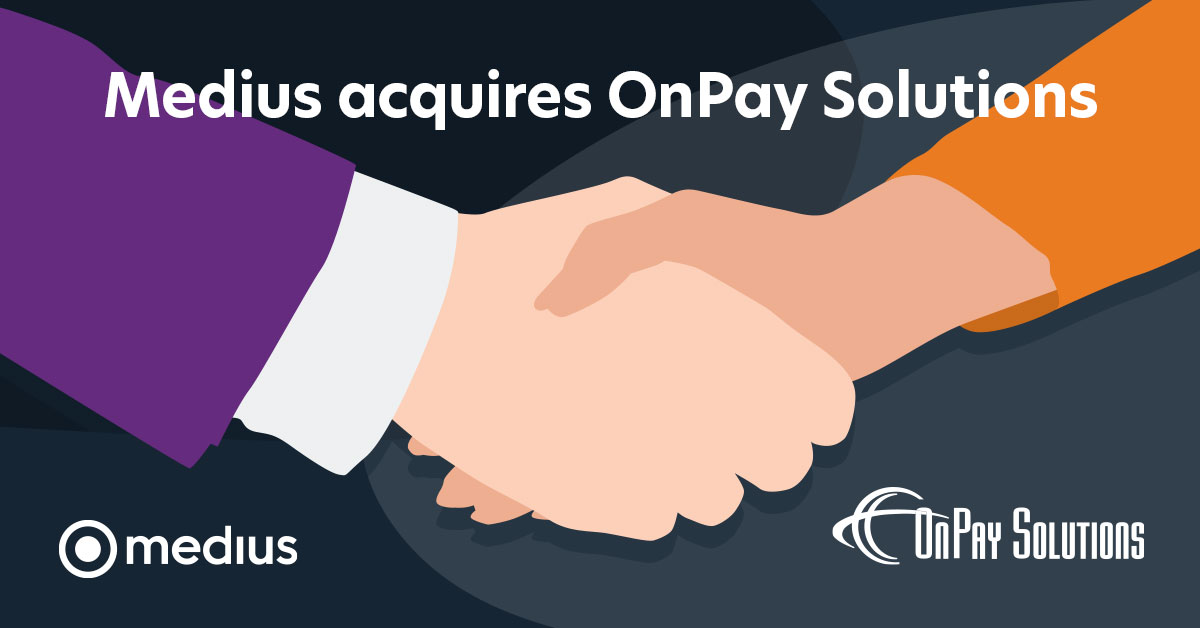 OnPaySolutions's tweet image. &quot;We’re always looking for ways to evolve at Medius. That’s why we’ve acquired @onpaysolutions, it will allow us to implement payment processing in our source to pay platform. Allowing us to give more value back to our customers.&quot;

Read the press release: bit.ly/3uGfuxH