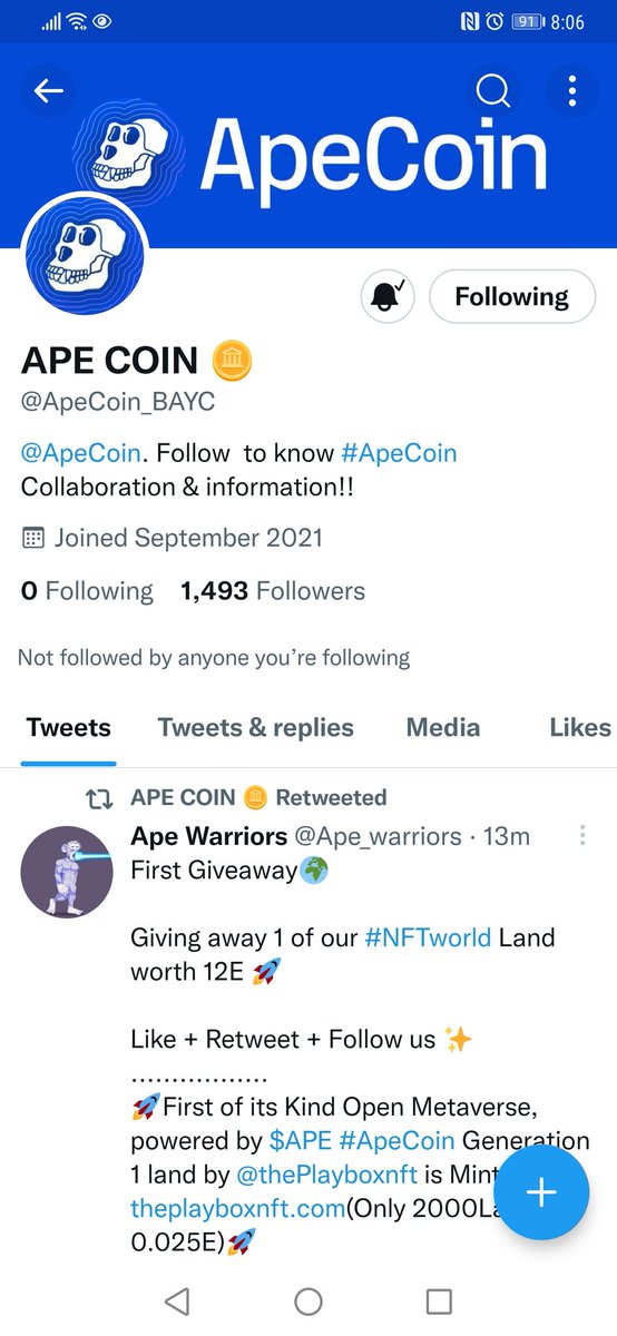 crypthoe99's tweet photo. @ApeCoin_BAYC https://t.co/a9yULAYHmQ