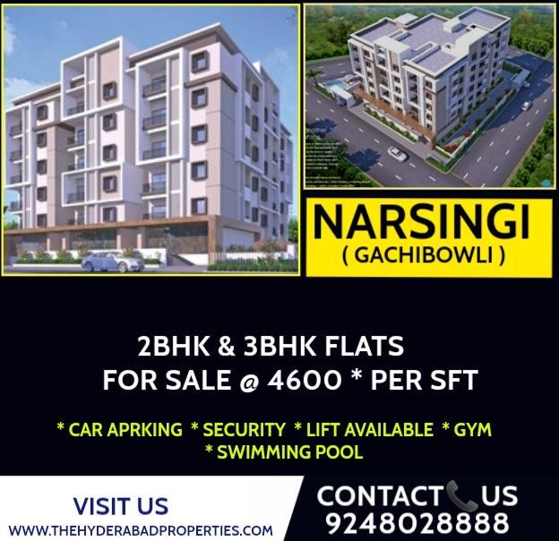 hyd_properties's tweet photo. Contact us : 9248028888
2BHK &amp; 3BHK Flat for Sale -  Narsingi - Gachibowli
＊ Car Parking ＊ Swimming Pool ＊ Lift ＊ Gym ＊ Security
@ 4600＊ Per sft
https://t.co/tyP9wozP9P
#flat #flatforsale #flatforsaleinhyderabad #Hyderabad #realestate https://t.co/sLlB4Afw0v