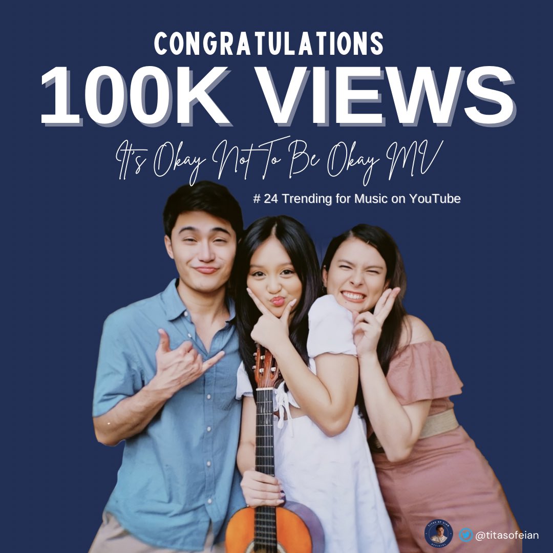 titasofeian's tweet photo. Happy 100K YT views IONTBO MV! 

Congrats to @anqelaken and to the whole team behind the song and MV. Well done @anjisalvacion and @EianRances! 

We’re always proud of you, E! 💙🐙

MV 🔗 https://t.co/M4Z78AQqoR

#EianRances https://t.co/0px4jQg5Ss