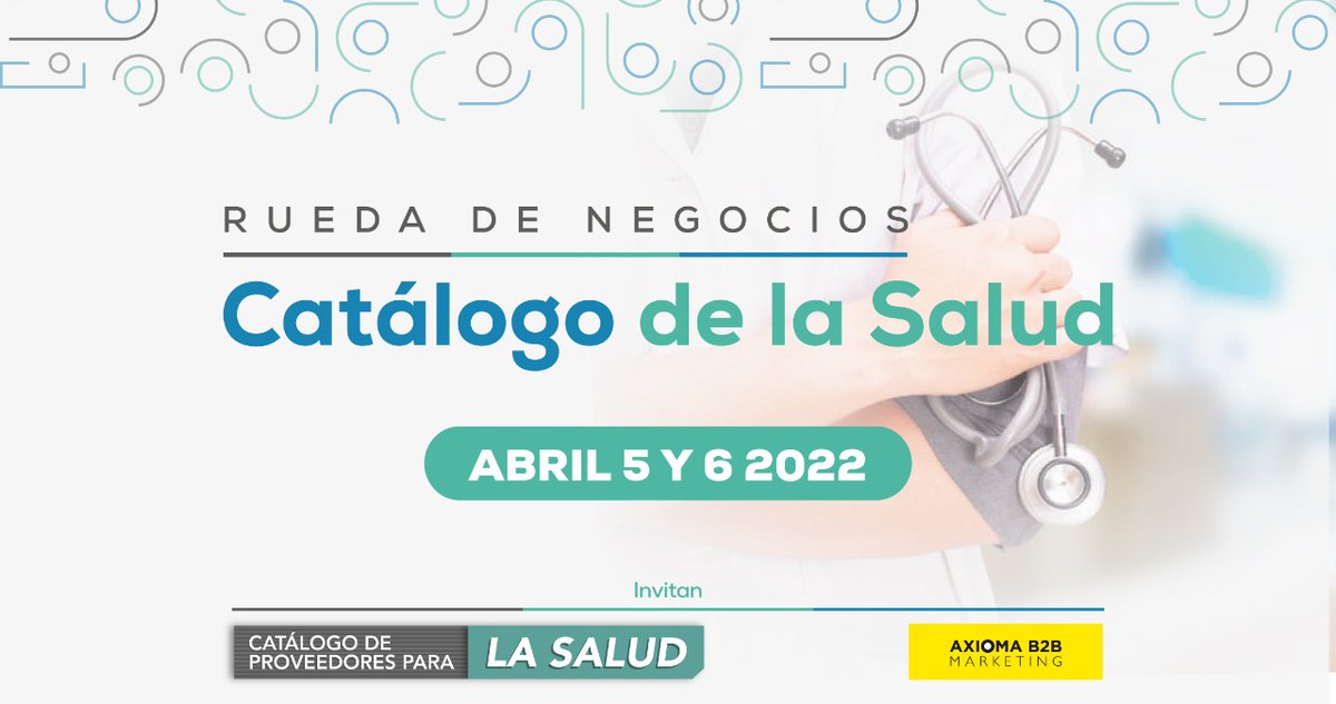 catalogosalud's tweet photo. Llega la RUEDA DE NEGOCIOS. Descubra productos y novedades tecnológicas de las marcas líderes en la Industria de la Salud.

Regístrese aquí https://t.co/FRQ6sIxHkf
                                                     #ruedadenegociossalud2022 https://t.co/Il3cfk8ndP