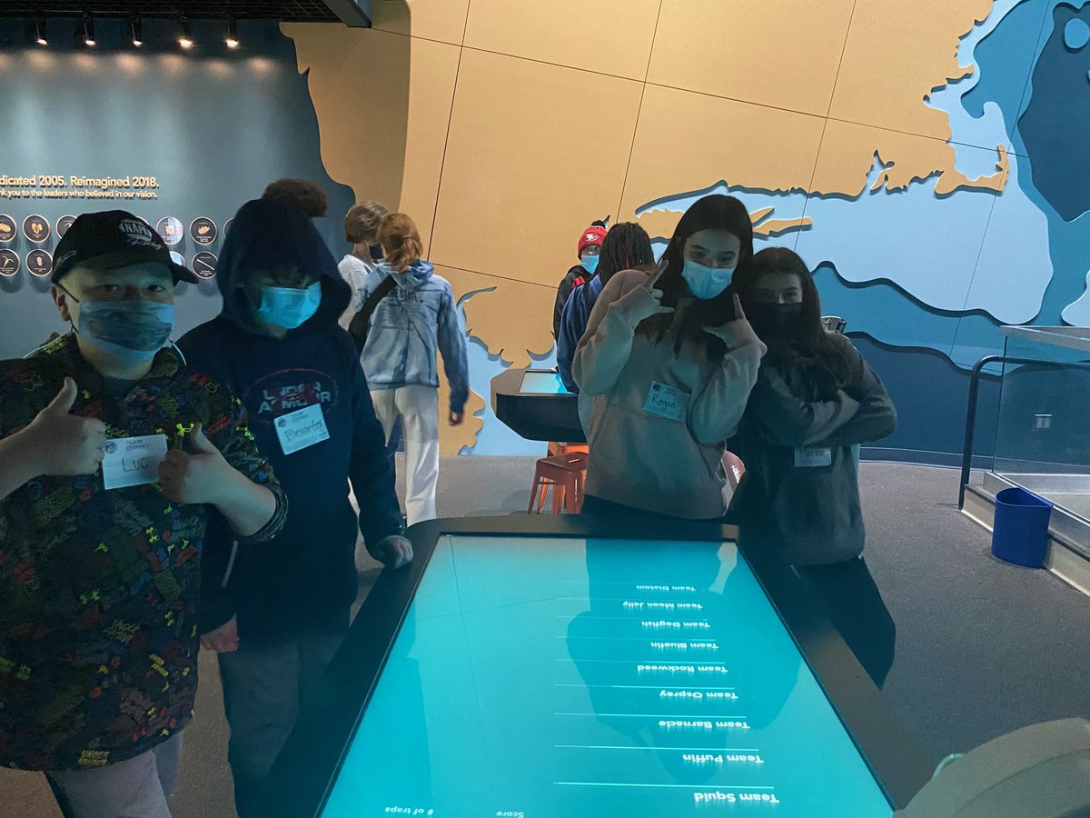 GeigerGators's tweet image. 6th grade trip to the Gulf of Maine Research Institute!!