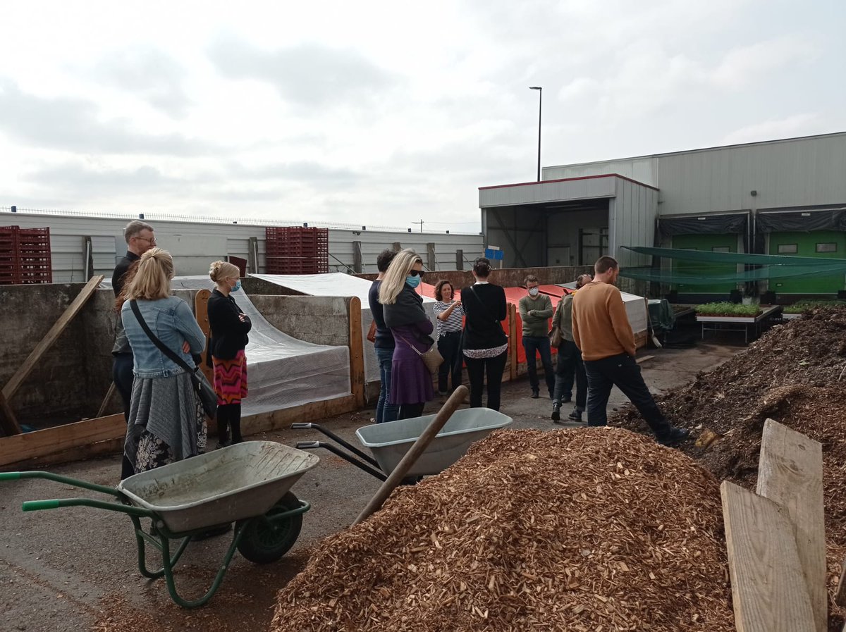 AC3Atlantique's tweet photo. The partner meeting #BIOREGIOproject continues at the urban farm l'#Agronaute with @Latricyclerie. What is a good compost made of ? Let's find out ! https://t.co/HV4d1o5H50