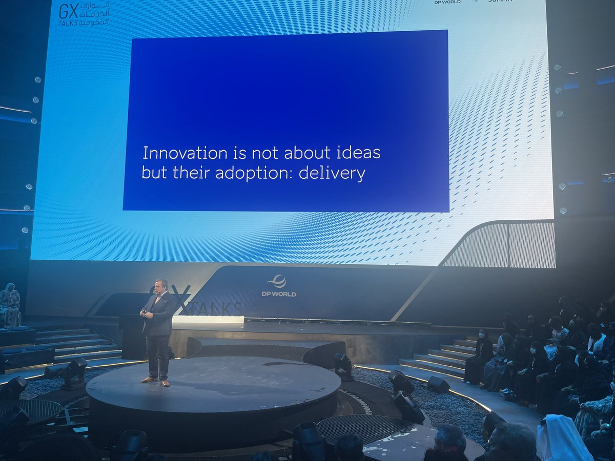 HebaAlSamt's tweet photo. #innovation is not about ideas but their adoption “delivery” ..
#GXTalks https://t.co/ZVYMnpJ80t