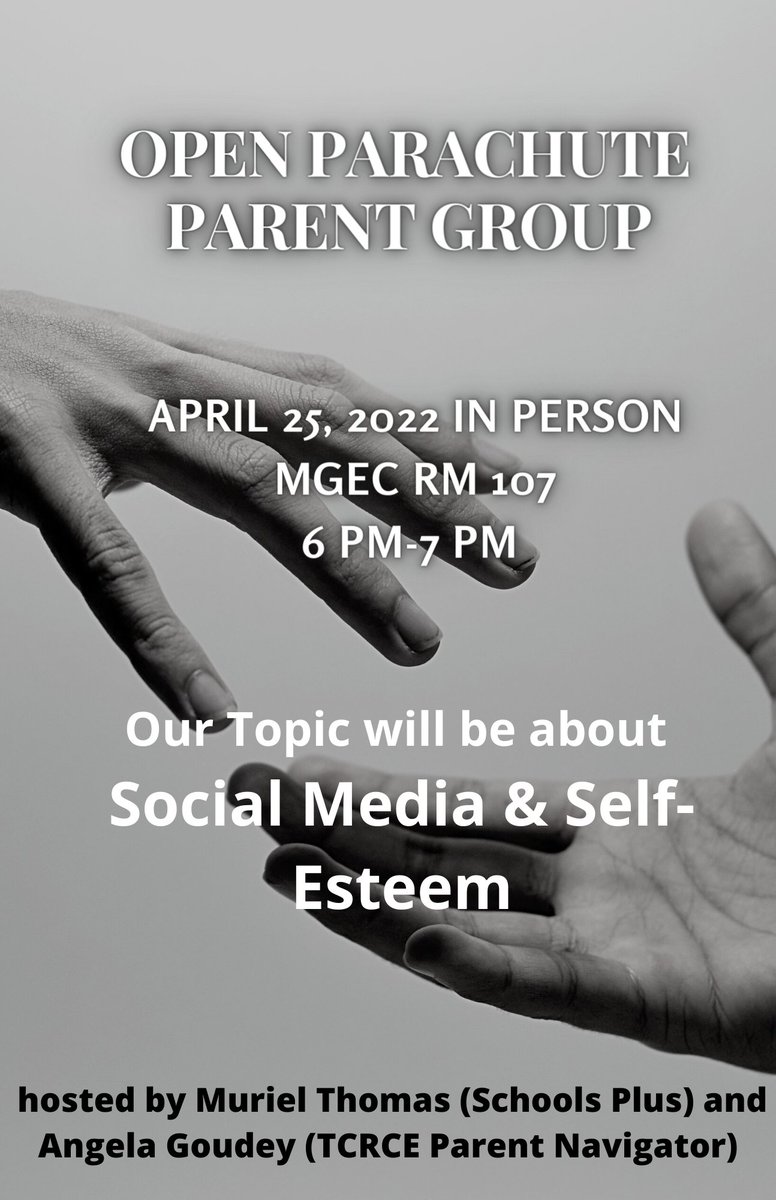 Mark your calendars in advance. Two really important topics to cover. Hope to see you there. @TCRCE_NS