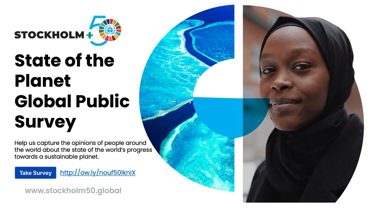 🌎 ¿Cómo evaluarías el estado del planeta hoy? ¿Avanzamos hacia un mundo sostenible?

Camino a la #ConsultaChileEstocolmo50, te invitamos a participar de la encuesta global <a href="/StockholmPlus50/">Stockholm+50</a> para hacer presente tu mirada sobre #DesarrolloSostenible y más ➡️ ow.ly/nouf50IknIX