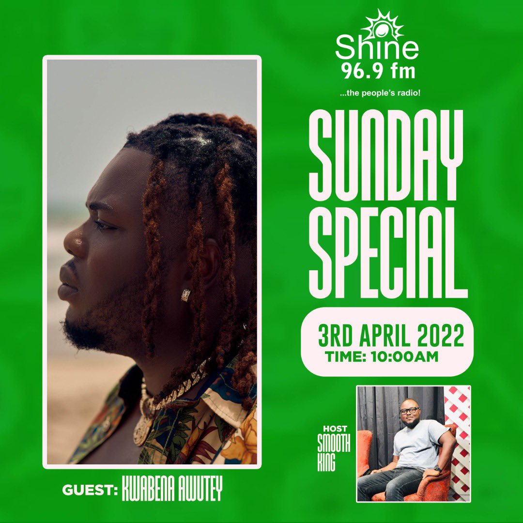 KwabenaAwutey1's tweet photo. Tune in this Sunday with @DjStephenn #AwuteyToTheWorld https://t.co/i9cAdpfWQv
