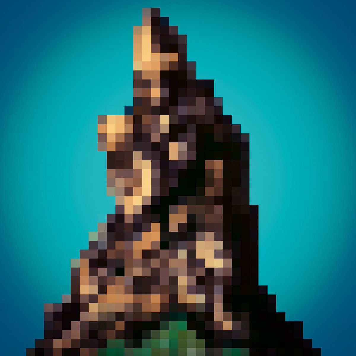 COMPUTERBLOOD's tweet photo. GM MTNZ: Campanile di Val Montanaia (2 for 1 offer this week, get at me) #pixelart #mtnz https://t.co/lpmh51prGK