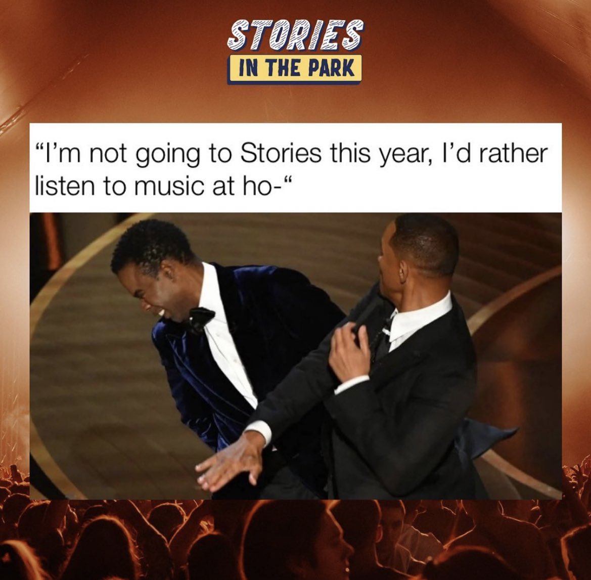 “Keep the idea of staying home OUT YOUR MOUTH” ‼️We all know music hits 100x harder when at a festival with all your mates🤩🎪

#oscars #willsmith #festival #chrisrock #meme #slap