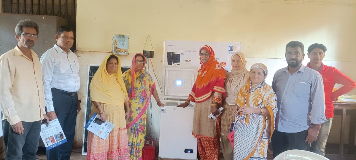 Efficiency for Access (@efora_coalition) on Twitter photo 🎣Fish selling is expensive – most vendors use 20Kg or more of ice each day!  We’re installing 100 solar fridges for a fishing community with 100% women micro entrepreneurs in Western India to reduce spoilage and increase negotiating power. #EfficiencyforAgTech  #SolarFridge 🎣Fish selling is expensive – most vendors use 20Kg or more of ice each day!  We’re installing 100 solar fridges for a fishing community with 100% women micro entrepreneurs in Western India to reduce spoilage and increase negotiating power. #EfficiencyforAgTech  #SolarFridge