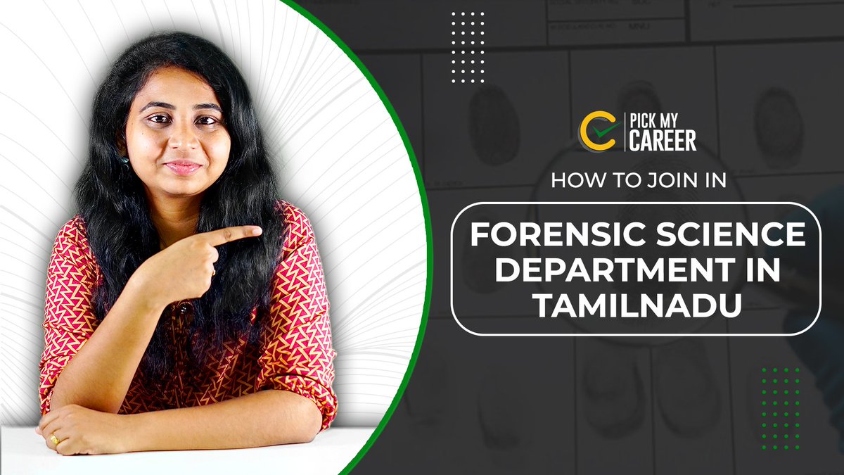 CareerPick's tweet image. Watch now: youtu.be/jZxfc60iDqs

#howtobecome #forensics #forensicscienceintamilnadu