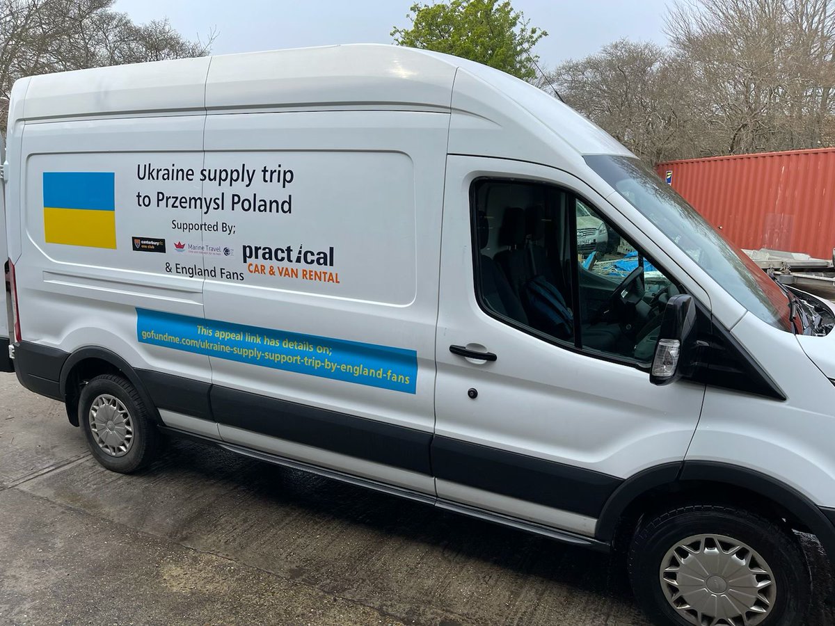 If you can help Dave on this mission, please donate today using the link below.
gofundme.com/.../ukraine-su…...
Massive thanks to  Practical Car and Rentals
 - Rugby, who only yesterday supplied vans filled with fuel, painted and delivered TODAY! 
#oneworld #ukraine #help #donatetoday