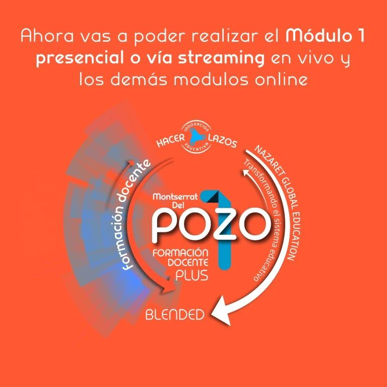 nazaretglobal's tweet photo. ¿Cómo lograr q los est. sean protag. d su propio #aprendizaje, desarrollando las habilid. q necesitan en el s.XXI? Descúbrelo en la FORMACIÓN en #InnovaciónEducativaPLUS, modalidad Blended, d @nazaretglobal y @hacerlazos. HASTA EL 5/04, INSCRIP.CON DCTO.!👉https://t.co/Z27JLCarQ6 https://t.co/EGVIjg4miG