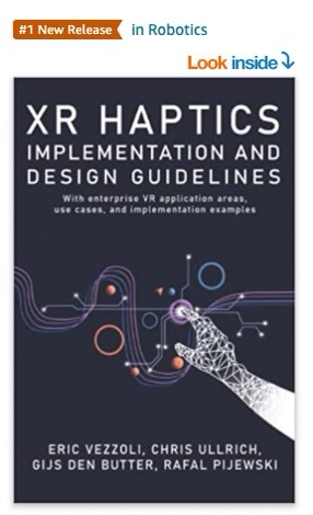 The #XR #Haptics Implementation and Guidelines book is #1 of the new releases in #Robotics!

Grab your copy here: hapticsif.org/xr-haptics-boo…