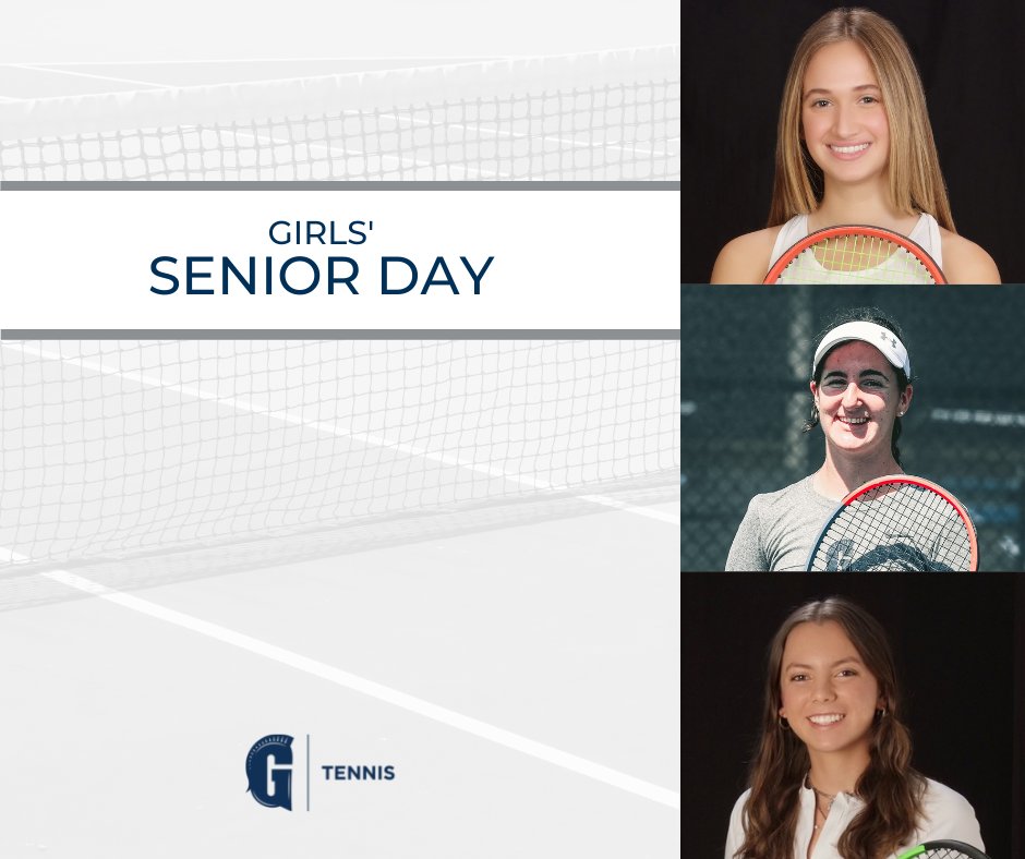 GPrep_Athletics's tweet photo. Today we're celebrating Flo, Katie, and Tori for their senior leadership on the tennis team. We'll honor them at 1:30, just before the match begins. #GulliverTennis

🆚 Doral Academy
🕟 2:00 p.m.
📍 Tropical Park https://t.co/jKaveuDSMl