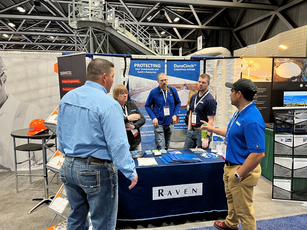 RavenEFD's tweet photo. A lot is happening in Kansas City! Today is the last day to stop by the 2022 GEAPS Exchange located in the Kansas City Convention Center. Learn more and see Raven Engineered Film's new DuraCinch™ Strapping System at Booth 2404. https://t.co/AazvKzpvme