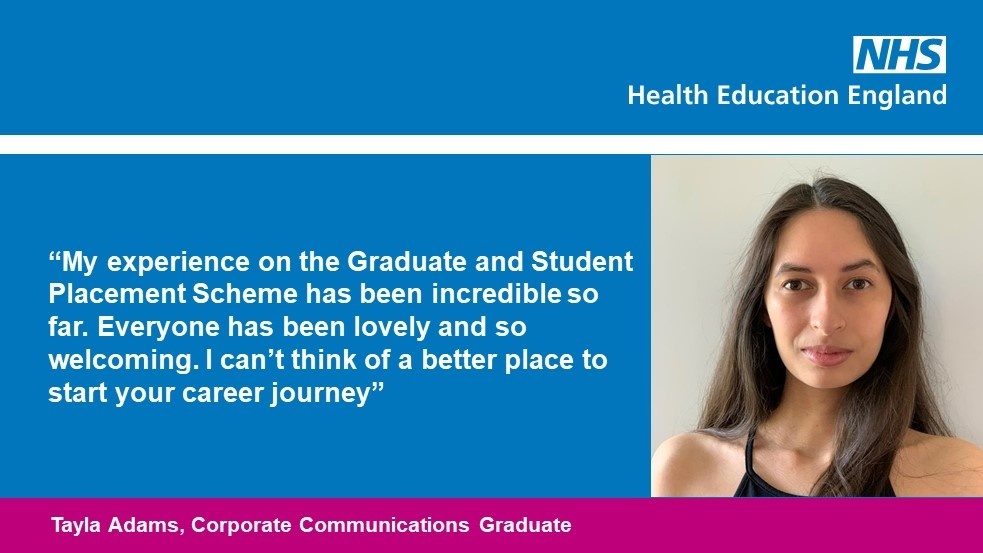 NHSE_WTE's tweet photo. There’s still time to apply to this year’s Graduate and Student Placement Scheme. Applications close 3rd April 11.59pm so don’t hesitate and apply now! https://t.co/ppkhQ2IqHm

#GraduateScheme #PlacementScheme #NHSGradScheme https://t.co/O4AhdFTaUq