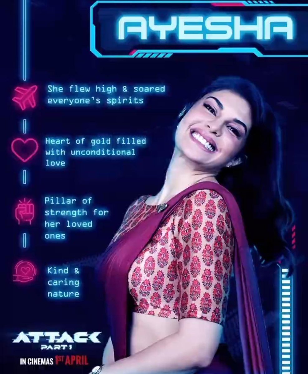 Jfbharti's tweet photo. ATTACK ⚡
#JacquelineFernandez #3DaysToGoAttack https://t.co/xNscqhQhRb