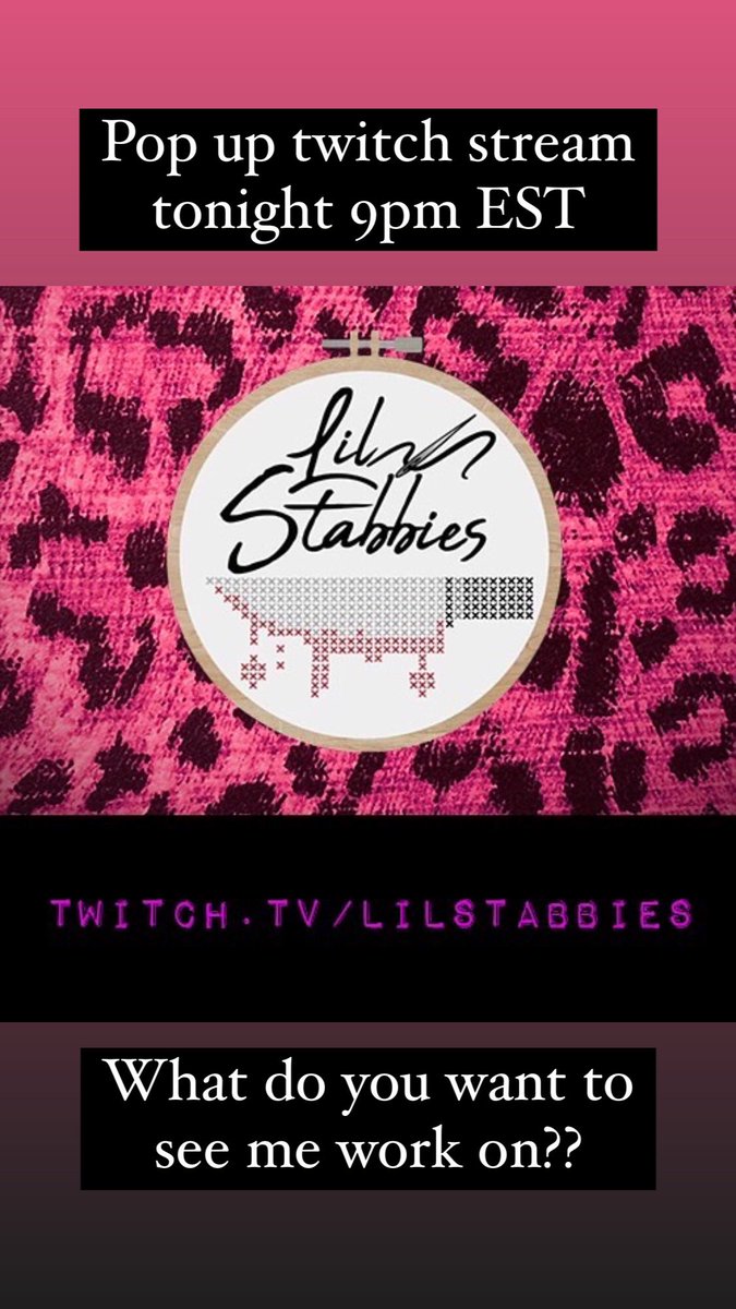LStabbies's tweet photo. Pop up twitch stream tonight at 9PM EST. #twitchtv #twitchstreamer #stitchontwitch #xstitcher #dmc #dmcthread #xstitcheroftwitter https://t.co/MwaZU3LmPS
