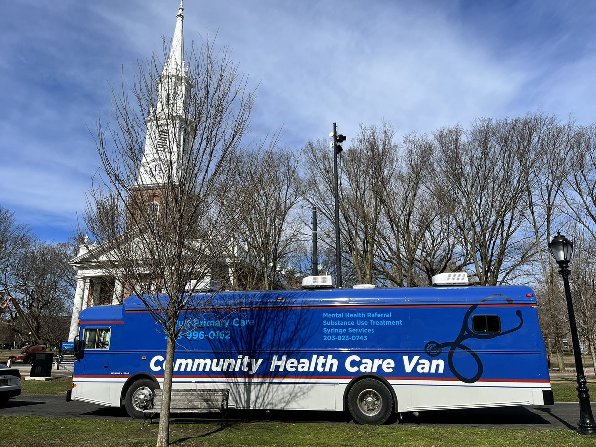 iqamsalleh's tweet photo. I have always been so impressed with innovative services for PWUD and I have always heard so much about this community healthcare van in New Haven, I am extremely happy to be able to spot one! https://t.co/HYEHeuSvvC