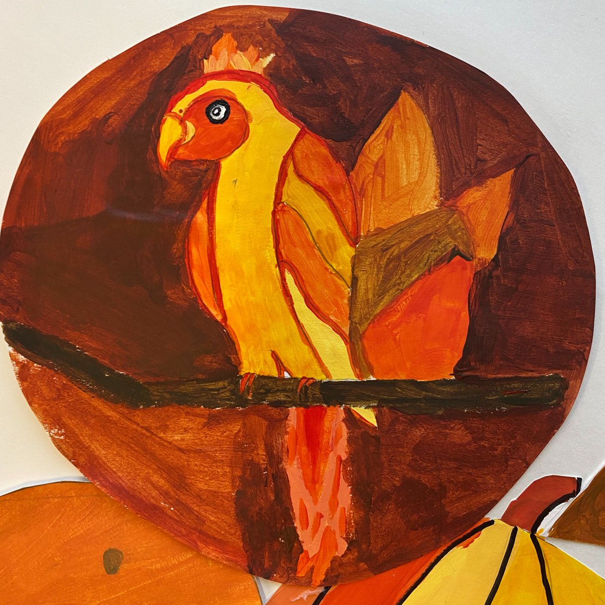 MWArtDept's tweet photo. Painting awesomeness! These small monochromatic works are part(s) of a big display coming soon to MW!! https://t.co/VTV9tp9a69
