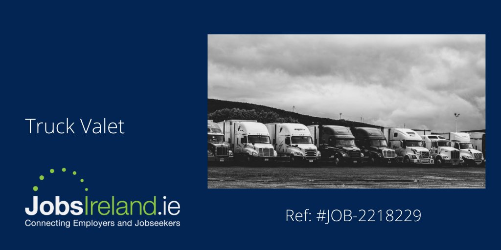 jobsireland's tweet photo. Truck Valet Ref: #JOB-2218229 #Monaghan Please find all details at: https://t.co/gmvBu8yVOJ https://t.co/ksdmgDy3FL