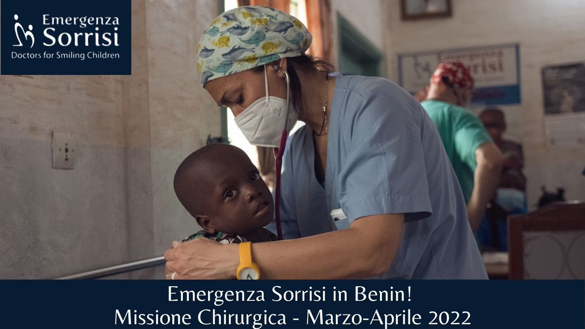 ✌🏻 Il nostro Team di volontari è in #Benin !
🩺 Emergenza Sorrisi è tornata per la sua decima missione chirurgica nel distretto di Cotonou, dove, presso l’ospedale Montin, l’equipe medica, lavorerà senza sosta per operare i 100 piccoli pazienti in lista d’attesa.