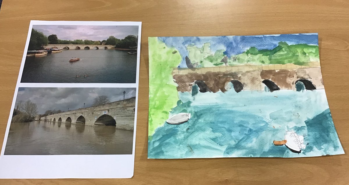bishoptonprim's tweet photo. Finished artwork based on Stratford architecture by Year4. 🤩#BishoptonYear4 #bishoptonmural @SoACommunityAr1 @GougeonLynne https://t.co/hN4FHUAg5w