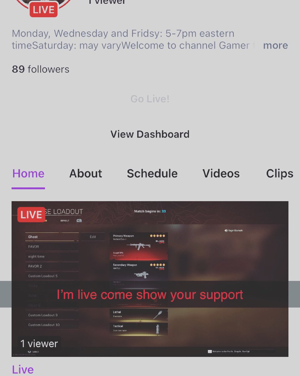 cardinalcombolg's tweet photo. Come show some love to my stream Pittman2kttv https://t.co/SxUIvKla5e