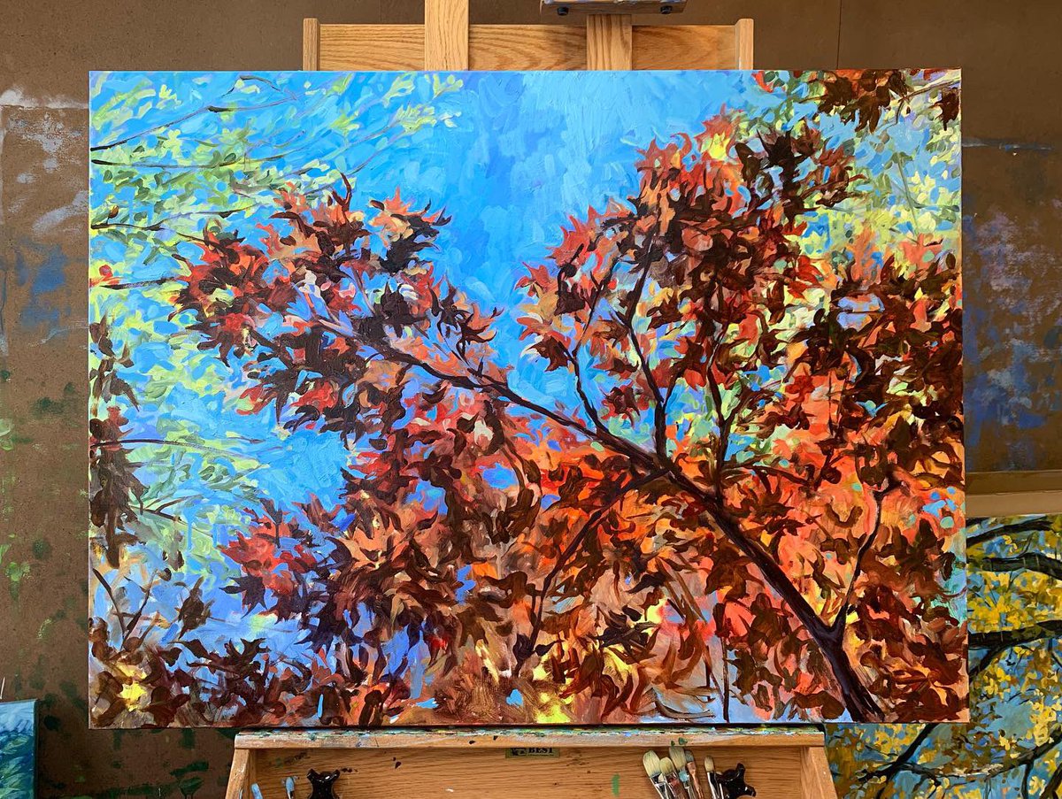 Just finished this painting, completed in short snatches of time. Returning again and again to work is how it gets done sometimes. Oil on canvas, 36x48"