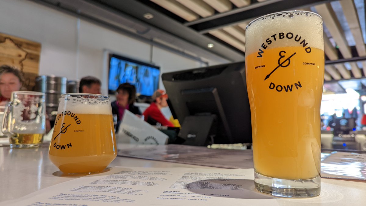 New entry to the Colorado Craft Brewery Guide. It's <a href="/WestboundDownCO/">Westbound & Down Brewing Company</a> with its delicious beers, awesome food and sports on the big screens. Hit it up when in Idaho Springs.
#ColoradoCrafts #HaveTravelWillBeer
<a href="/IdahoSpringsCO/">CityofIdahoSprings</a>
bit.ly/3IOxOtr