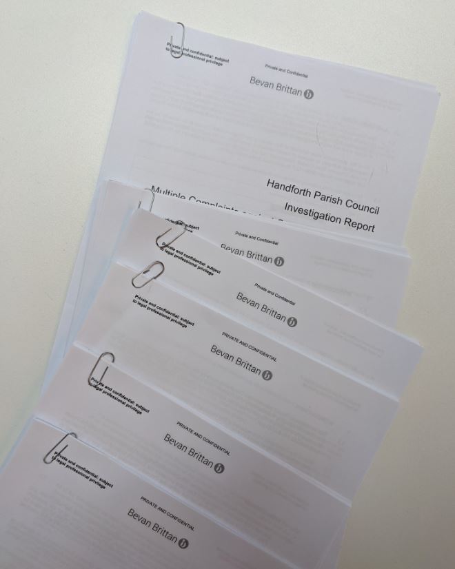 kaleighnews's tweet photo. #HandforthParishCouncil news!

Reports into what went on have now been published. And they say that Jackie Weaver...did not have the authority.

I've been reading the 145 pages of the six reports. Three relate to more long-standing issues and three relate to that viral meeting. https://t.co/TJxx5rwuAU
