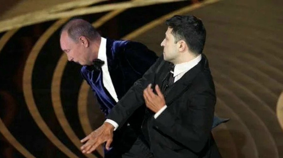 outbreakkits's tweet image. #SlavaUkraini 
Bitch slapping Putin