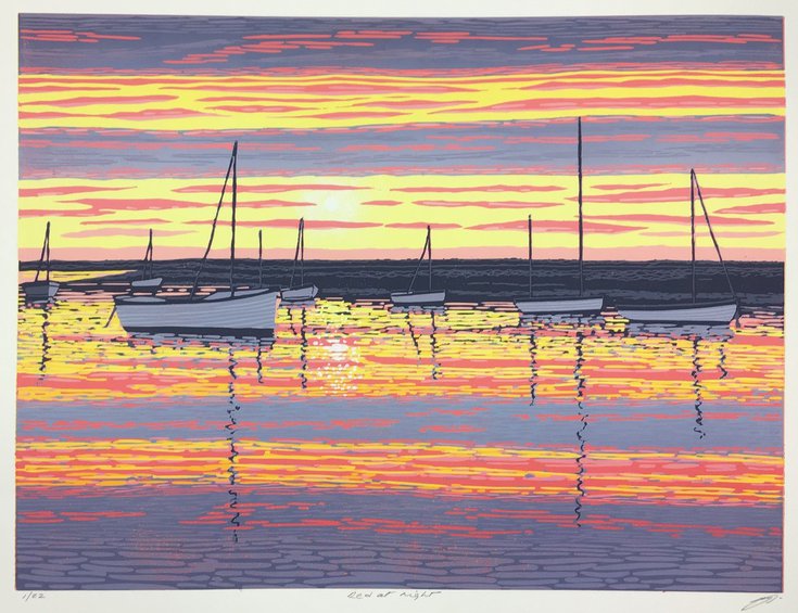 PalkoStephens's tweet photo. Greatly saddened by the news of Margaret Mallows's passing. A great talent who returned to printing in her later years and produced some of my favourite works #MargaretMallows https://t.co/mPXJsBqi3G