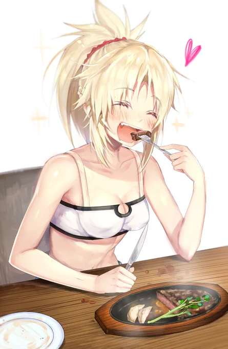 【FGO】肉の日モーさん【定期】
🍖🥩💕
#FGO
#モードレッド 