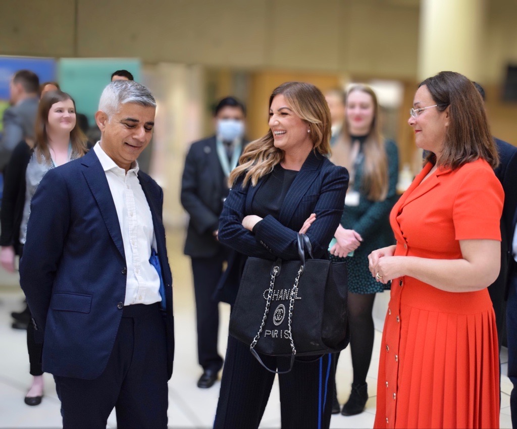 UEL_News's tweet photo. Spirits are high as we celebrate our new facilities as part of our #USSLaunch. We're thrilled to have @SadiqKhan and Baroness @karren_brady CBE, join our Vice-Chancellor & President, @ProfBroderick for today's celebrations.
@MayorofLondon @SBL_UEL https://t.co/KU5lAMndKa
