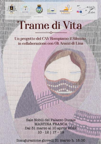 visitmartina's tweet photo. MOSTRA D'ARTE 🧶...DEGLI ARAZZI
intitolata:
TRAME DI VITA🌷
👉INAUGURAZIONE
31 MARZO ore 18:00 al Palazzo Ducale nelle sale nobili
👉APERTURA MOSTRA
 La mostra sarà visitabile sino al 10 aprile 
dalle 10:30 alle 12:30 e dalle 17:00 alle 19:00 https://t.co/1tiUXai7G9
