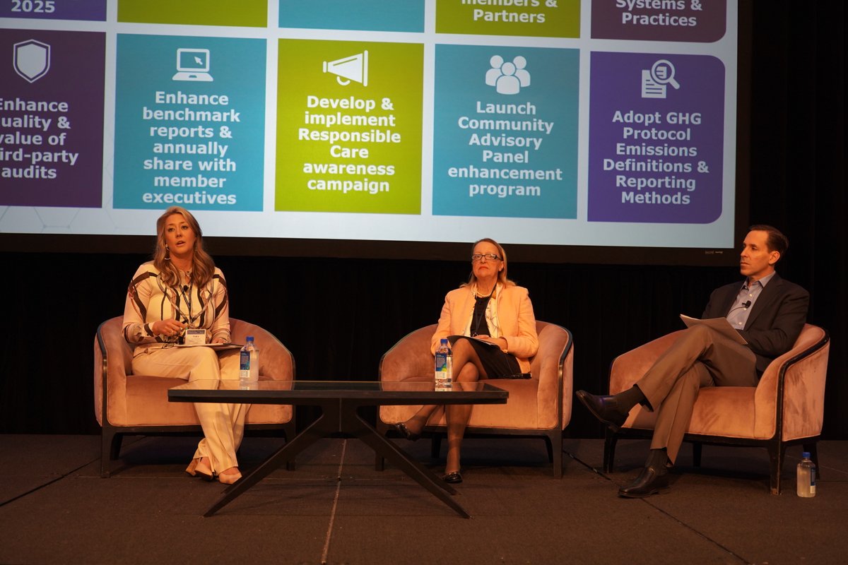 ACC staff leaders join president &amp; CEO <a href="/JahnChris/">Chris Jahn</a> at #RCS2022 to highlight #ResponsibleCare &amp; #sustainability priorities, which include enhanced #transparency, #air &amp; #water quality, EHS&amp;S performance, engaging with #chemical facility communities and more.