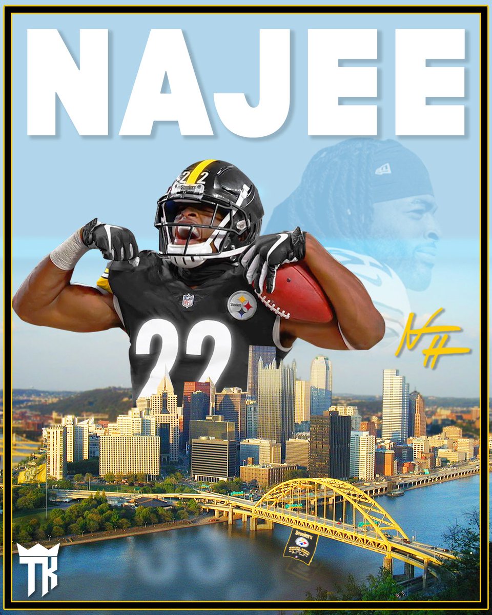 TKayPS's tweet image. Been wanting to do a @ohthatsNajee22 edit for a long time so here it is #steelers #nfl #najee @steelers