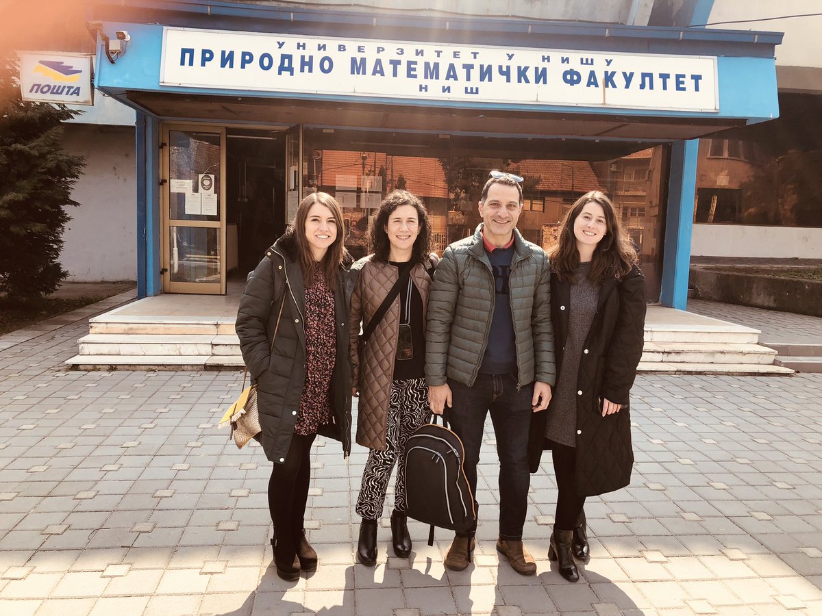 Team <a href="/uniovi_info/">Universidad Oviedo</a> en el proyecto TeComp, impartiendo formación en la Facultad de Ciencias y Matemáticas en la Universidad de Niš