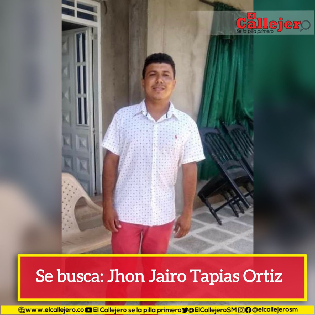 ElCallejeroSM's tweet photo. #AyudaEC Se busca, joven de 27 años.
Reside en el barrio Bellavista-la Paz Sta Marta.
Esta desaparecido desde el día sábado 26/03/22.
Vestía suéter negro y chaleco gris de la moto, jean azul.
Se transportaba en moto bóxer azul con negro- SCB 79E.
3105109738-3008625079.
@by_vicro https://t.co/RM8ysUSm5m