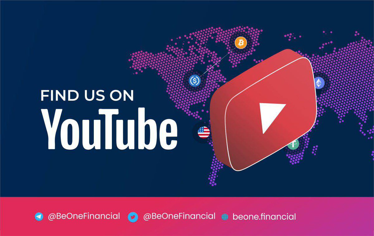 BeOneFinancial's tweet photo. Be One fact #4 Did you know we have a YouTube Account where we share exciting features of Be One for all our users?
Click the link to subscribe to our channel https://t.co/BzIFolPSXq
#BeOneFinancial #Bitcoin #Cryptocurrency https://t.co/GyVBkXcirL