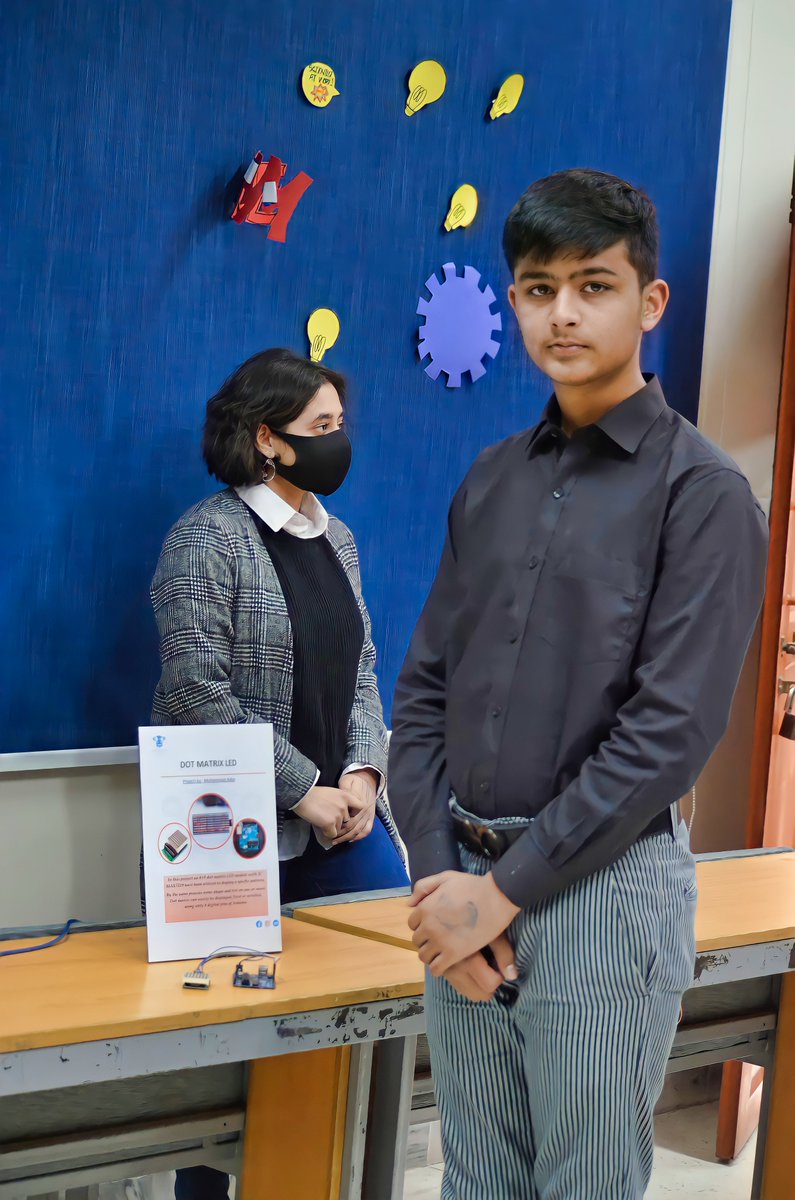 learnobots's tweet photo. Projects displayed for the proud parents at Makers Day. Every student at the LearnOBots Robotics &amp; AI workshop makes a project at the end of the course, targetting a real-life problem. Come 2030, they will be making big changes
.
.
.
.
.
#LearnOBots #WeekendCamp #DIY #STEM #STEAM https://t.co/VsbVB75K8v