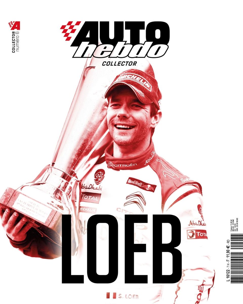 autohebdo's tweet photo. Impossible de résumer la carrière de @SebastienLoeb en un tweet de 4 images. 
Le Collector dédié à la carrière du plus titré des pilotes automobiles français de l’histoire est disponible en kiosque ou sur https://t.co/hOOL4NEdw4 https://t.co/WcD7xfBtNF