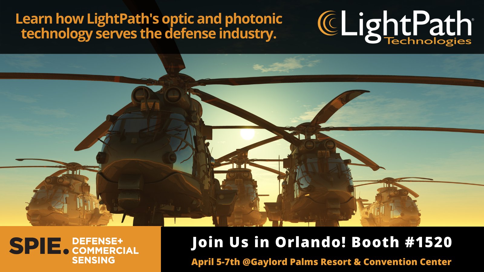 LightPath Technologies on Twitter "SPIEDCS exhibition starts 1 WEEK