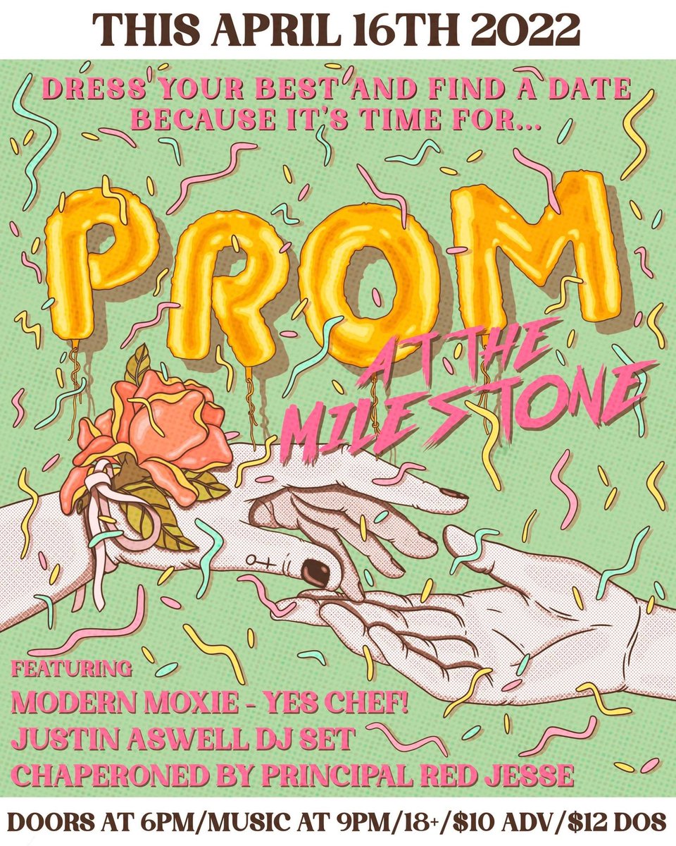 I cannot wait to overdress for this. My prom really sucked so very excited to get another shot. We’re covering a Cyndi Lauper song.