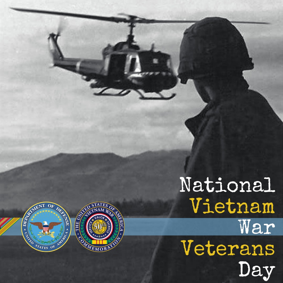 Today, we honor and thank the millions who served and sacrificed for our nation during the Vietnam War.
#VietnamVeteransDay #SeeThemThankThem
@VietnamWar50th