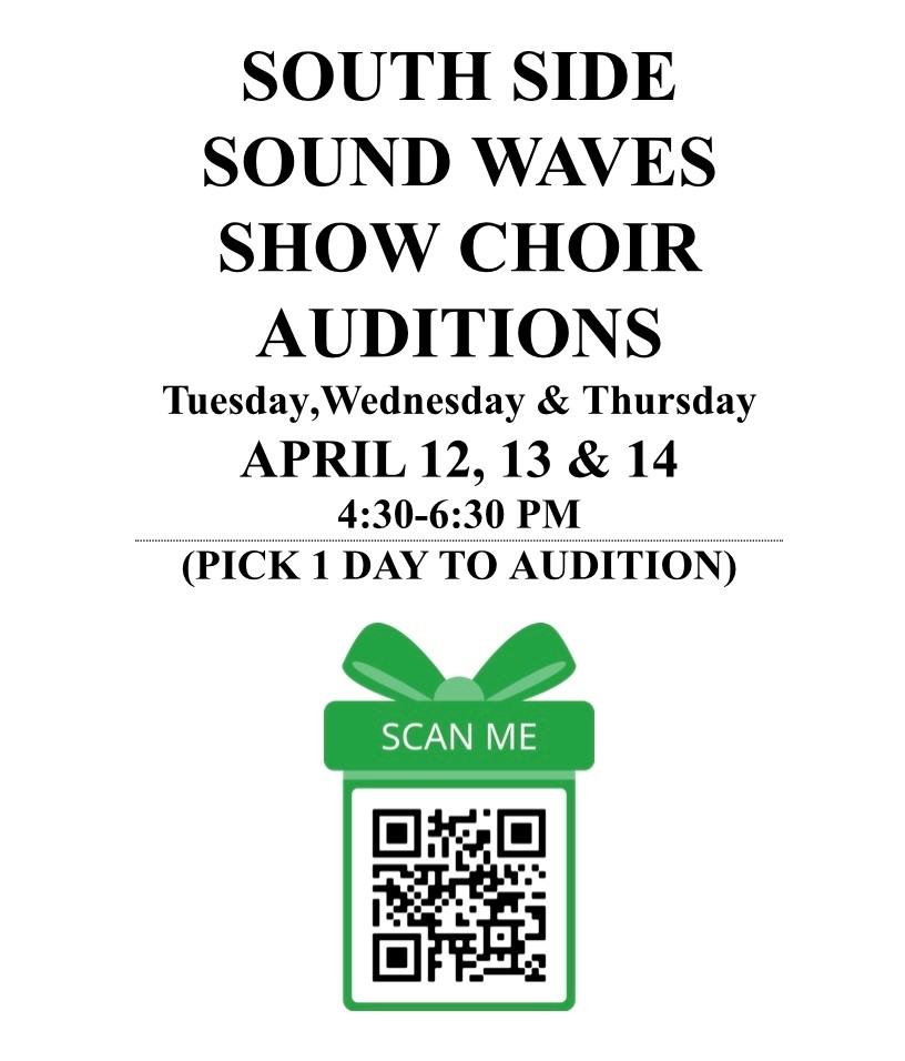 South Side High (@fwarchernation) on Twitter photo Show Choir try-outs are coming to <a href="/FWArcherNation/">South Side High</a>! Come be a part of a growing program that's going do some great things! Show Choir try-outs are coming to <a href="/FWArcherNation/">South Side High</a>! Come be a part of a growing program that's going do some great things!