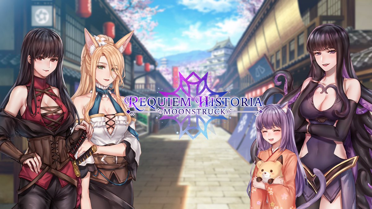 OlirionDev's tweet photo. Hi #VisibleWomen! @kurosarroush here, co-owner of Olirion! I'm working on my first game, a fantasy adventure yuri VN, Requiem Historia: Moonstruck! 💜

#requiemhistoria #vndev https://t.co/gDxbjKSnsI