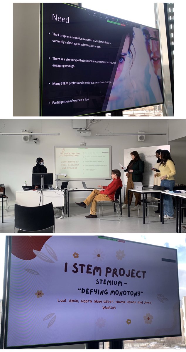 CodingDeptSTJ's tweet photo. Great day at our iSTEM TPM in Helsinki ✈️ Continuing our discussions on how to best implement the arts into STEM #ArtsInSTEM #HumourInScience #WhyIs6AfraidOf7  🎭 🧪🧬📱@stjosephsrush @D_Dunne15 @AccessTCD https://t.co/bnPV5sgOVA https://t.co/Ax6b53ChIS